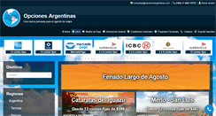 Desktop Screenshot of opcionesargentinas.com
